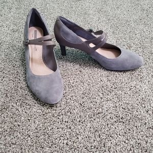 Size 11 Gray Heels Collections by Clark Dancer Reece